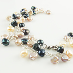 Freshwater Pearl Necklace, iron lobster clasp, single-strand, 6-7mm .5 Inch 
