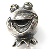 Stainless Steel European Beads, 316 Stainless Steel, Frog, without troll Approx 4.5mm 