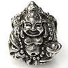 Stainless Steel European Beads, 316 Stainless Steel, Buddha, without troll Approx 4.5mm 