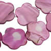 Perles en coquille naturel, coquille d'eau douce, fleur, plus de couleurs à choisir Environ 1-1.5mm Environ 15 pouce  Vendu par lot