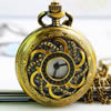 Ожереловые наручные часы, цинковый сплав, с цинковый сплав, Плоская круглая форма, 40mm, длина:Приблизительно 31 дюймовый, продается Strand