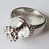 Europeo dedo anillo hallazgo, metal, chapado, más colores para la opción, 7-13mm, tamaño:6.5, Vendido por UD