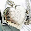 Ожереловые наручные часы, цинковый сплав, с цинковый сплав, Сердце, 40mm, длина:Приблизительно 31 дюймовый, продается Strand