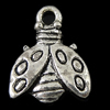 Zinc Alloy Animal Pendants, Ladybug, plated nickel, lead & cadmium free Approx 1mm, Approx 