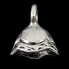 Zinc Alloy End Cap, Bell nickel, lead & cadmium free Approx 4mm, Approx 
