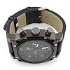 Chronograph Watch, Zinc Alloy, with PU Leather & Glass, plated, for man, black .5 Inch 