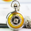 Watch Necklace, Zinc Alloy, Flat Round, enamel & with rhinestone, golden, 25mm Approx 31 Inch 