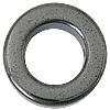 Nicht magnetische Hämatit Perlen, Non- magnetische Hämatit, Kreisring, schwarz, 14x14x4mm, Bohrung:ca. 1mm, verkauft von PC