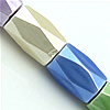 Abalorio Multicolor De Hematites Magnética , hematita magnética, Toroidal, chapado, más colores para la opción, Grado A, 6X8mm, longitud:aproximado 16 Inch, Vendido por Sarta