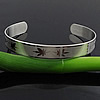Stainless Steel Cuff Bangle, 10mm Approx 69mm Approx 8.5 Inch 
