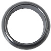 Las Perlas De Hematites Sin Magnético, Hematita no magnética, Donut, Negro, Grado A, 23x23x6mm, agujero:aproximado 18mm, Vendido por UD