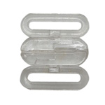 Corchetes plásticos de sujetador, plástico ABS, 16x17mm, agujero:aproximado 12x2mm, 2000PCs/Bolsa, Vendido por Bolsa
