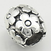 Zinklegierung European Perlen, Trommel, plattiert, ohne troll, keine, 9x9mm, Bohrung:ca. 4.5mm, verkauft von PC