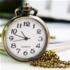 Ожереловые наручные часы, цинковый сплав, с Стеклянный, Плоская круглая форма, Другое покрытие, твист овал длина:Приблизительно 31 дюймовый, продается Strand