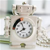 Uhr-Halskette, Zinklegierung, Roboter, Länge:ca. 23 ZollInch, verkauft von Strang