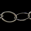 Железная цепочка овальной формы, Железо, Другое покрытие, гладкая, Много цветов для выбора длина:0.9 м, продается Strand