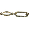 Zinc Alloy Handmade Chain, Rectangle nickel, lead & cadmium free  cm 