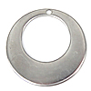 Stainless Steel Tag Charm, Donut, Customized, original color Approx 2mm 