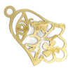 Brass Stamping Pendants, Hamsa, plated, Islamic jewelry & hollow Approx 1.5mm 