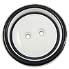 Смолы кнопки 2 отверстия, канифоль, Плоская форма отверстие:Приблизительно 2mm, продается PC