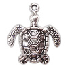 Zinc Alloy Animal Pendants, Turtle, plated nickel, lead & cadmium free Approx 3mm, Approx 