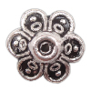 Zinc Alloy Bead Caps, Flower, plated nickel, lead & cadmium free Approx 1mm, Approx 