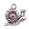 Zinc Alloy Animal Pendants, Snail, plated nickel, lead & cadmium free Approx 2mm, Approx 