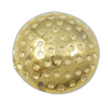 Кнопка хвостовик сплава цинка, цинковый сплав, плакированный, Золотой, не содержит никель, свинец отверстие:Приблизительно 2mm, продается PC