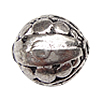 Zinc Alloy Jewelry Beads, Round, plated nickel, lead & cadmium free, 10mm Approx 1.5mm, Approx 