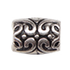 Zinc Alloy Tube Beads, plated nickel, lead & cadmium free Approx 2mm, Approx 