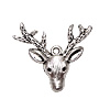 Zinc Alloy Animal Pendants, Deer, plated nickel, lead & cadmium free Approx 2mm, Approx 