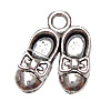 Zinc Alloy Shoes Pendants nickel, lead & cadmium free Approx 3mm, Approx 