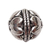 Zinc Alloy Jewelry Beads, Oval, plated nickel, lead & cadmium free Approx 1.5mm, Approx 