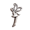 Character Shaped Zinc Alloy Pendants, Fairy cadmium free Approx 1mm, Approx 