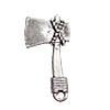 Zinc Alloy Tool Pendants, Axe, plated Approx 2.5mm, Approx 