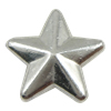 Botón de Tachuela de aleación de cinc, aleación de zinc, Estrella, chapado, libre de níquel, plomo & cadmio, 11x10x5mm, Vendido por UD