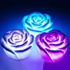 Красочные ночь Светодиодные лампы, пластик, Форма цветка, продается PC