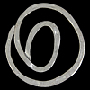 Zinc Alloy Linking Ring, Nuggets, plated, smooth nickel, lead & cadmium free 
