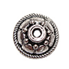 Zinc Alloy Bead Caps, Coin, plated nickel, lead & cadmium free Approx 1.5mm, Approx 