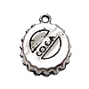 Zinc Alloy Tool Pendants, Bottle Saver, plated Approx 2mm, Approx 