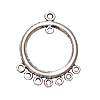 Zinc Alloy Chandelier Components, Donut, plated, 2/7 loop nickel, lead & cadmium free Approx 2.5mm, Approx 