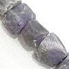 Natürliche Amethyst Perlen, Klumpen, Bohrung:ca. 2mm, Länge:ca. 16 ZollInch, verkauft von Strang