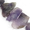 天然紫水晶のビーズ, アメジスト, ナゲット, 穴:約 1mm, 長さ:約 16 インチ, 売り手 ストランド