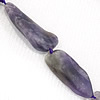 天然紫水晶のビーズ, アメジスト, ナゲット, 穴:約 1.5mm, 長さ:約 16 インチ, 売り手 ストランド