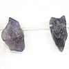 天然紫水晶のビーズ, アメジスト, ナゲット, 穴:約 1mm, 長さ:約 16.5 インチ, 売り手 ストランド