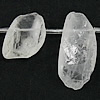 Natural Clear Quartz Beads, Nuggets, frosted, Grade A Approx 2mm Approx 16 Inch 