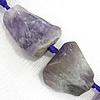 天然紫水晶のビーズ, アメジスト, ナゲット, グレードA, 穴:約 2mm, 長さ:約 16 インチ, 売り手 ストランド