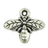Zinc Alloy Animal Pendants, Bee, plated nickel, lead & cadmium free, 16mm Approx 1.5mm, Approx 