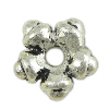 Perles intercalaires en alliage de zinc, fleur, Placage, plus de couleurs à choisir, protéger l'environnement, sans nickel, plomb et cadmium Environ 2mm, Environ Vendu par kg
