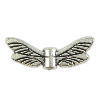 Zinc Alloy Angel Wing Beads, plated cadmium free Approx 1.5mm, Approx 